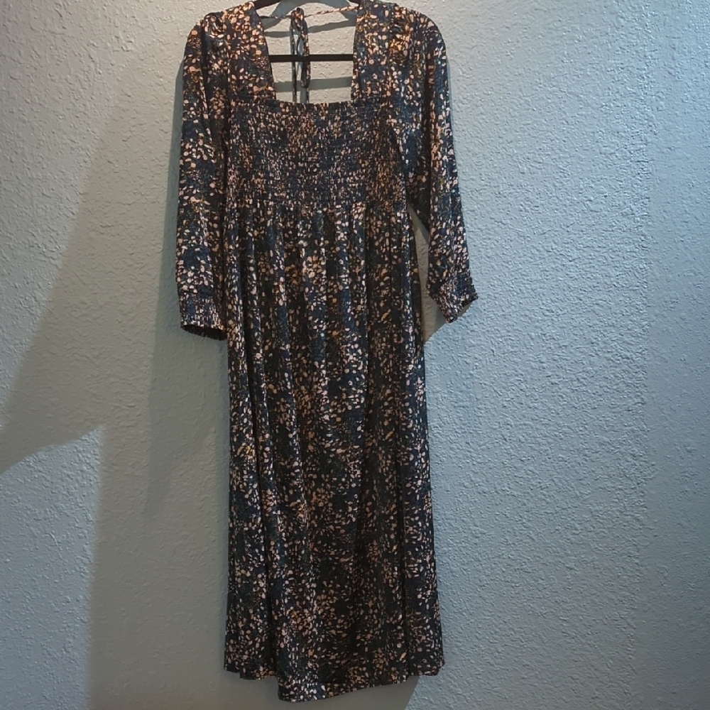Floral Print Midi Dress